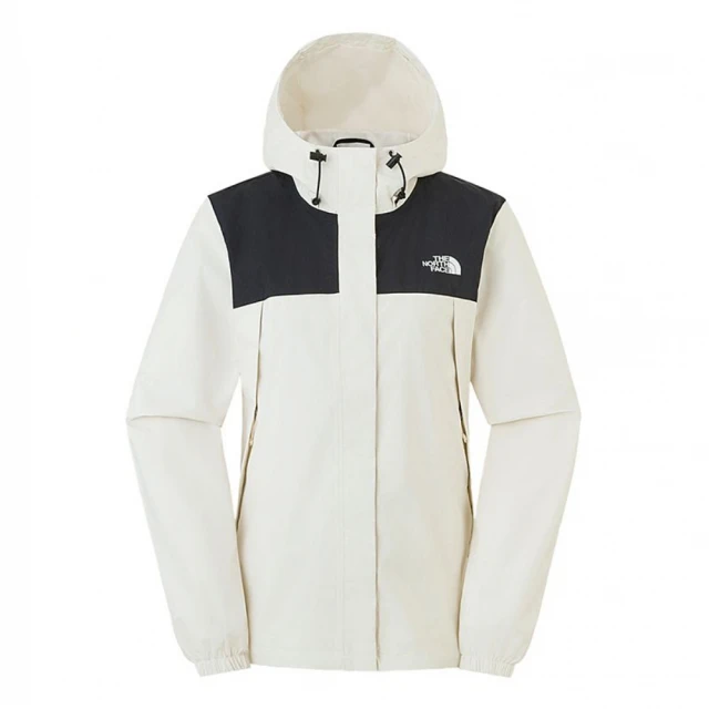 The North Face 外套 女款 運動連帽外套 衝鋒衣 防潑水 防風 W ANTORA JACKET 白 NF0A5K2XROU