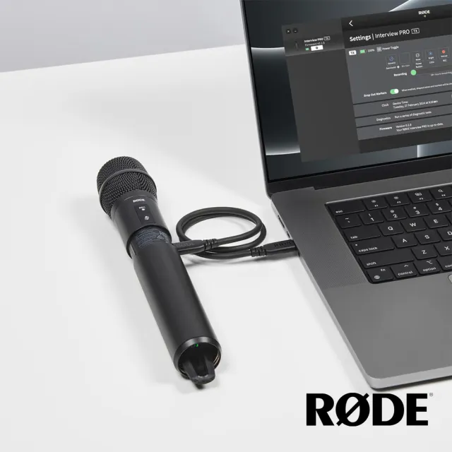 【RODE】Interview Pro 無線手持電容麥克風(公司貨-首購再送無線快充行動電源)