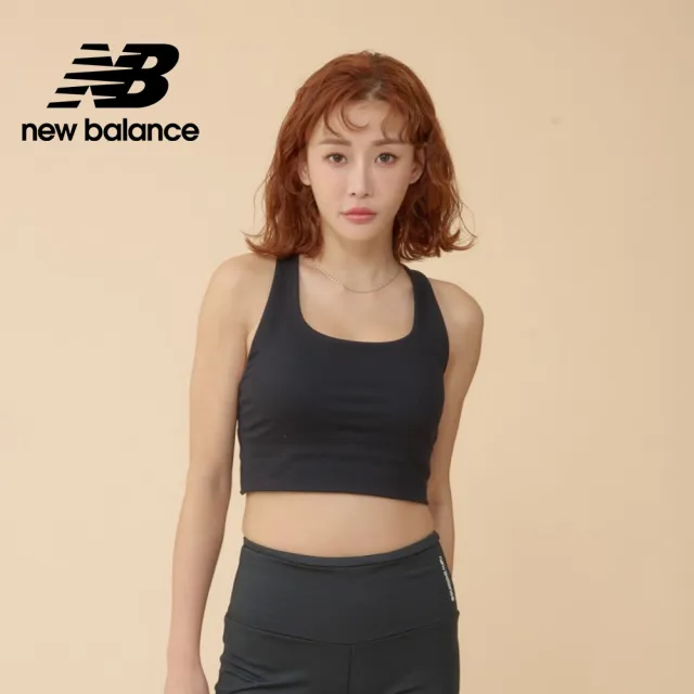 【NEW BALANCE】NB 運動內衣BRA TOP_AWB43030BK_女性_黑色(亞版 版型正常)