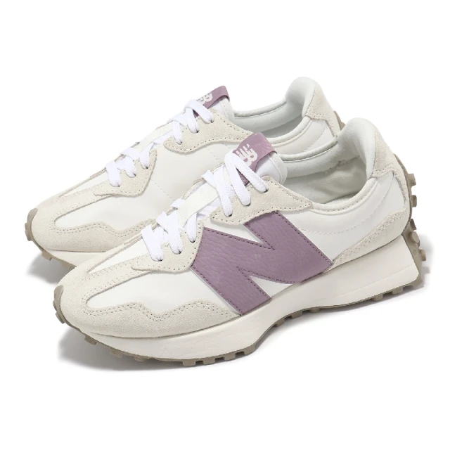 NEW BALANCE 休閒鞋 327 女鞋 海鹽 白酒 麂皮 復古 NB(WS327KH-B)