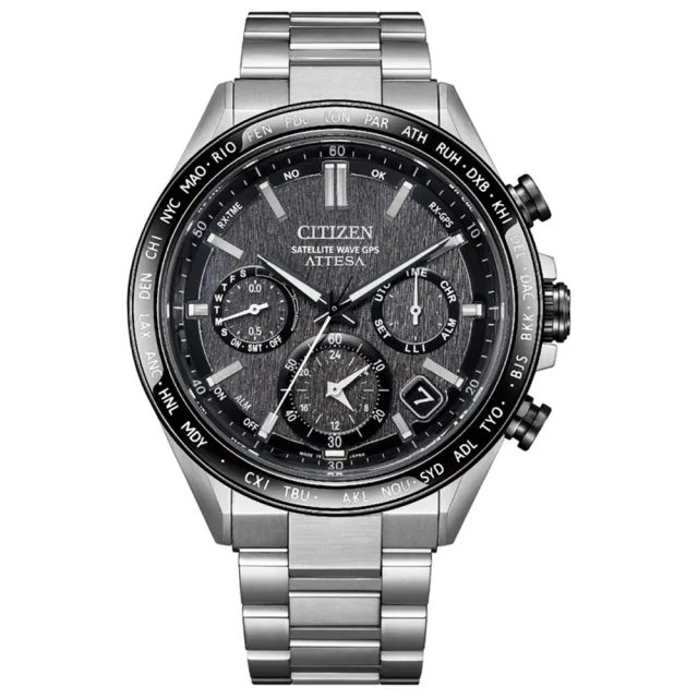 【CITIZEN 星辰】官方授權C1 GPS衛星對時光動能鈦金屬男手錶-44.6mm(CC4058-67X)