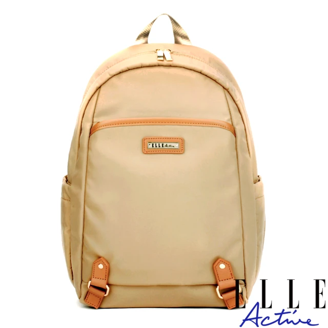 ELLE ACTIVE 活力隨行系列-後背包-大(黑色) 推