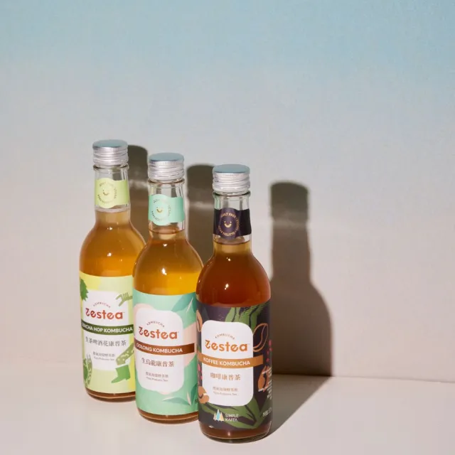 【Zestea Kombucha】2026限量全口味康普茶 300ML*12瓶(無添加、富含益生菌)
