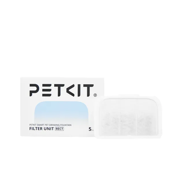 【Petkit 佩奇】活水機方型複合濾心/5入裝(活水機濾心/多層濾心/淨水濾心)