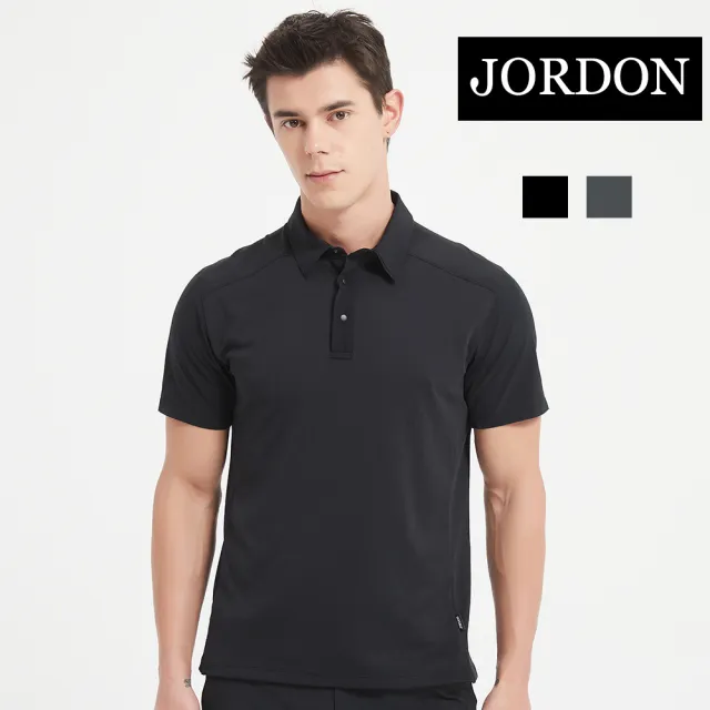 【JORDON 橋登】銀纖維 透氣除臭POLO衫(短袖/男上衣/抗菌/彈性/快乾)