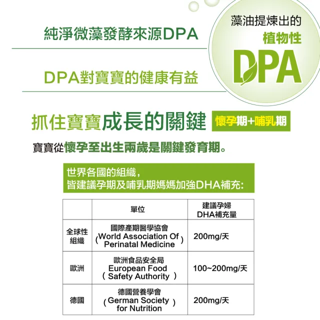 【LOVITA 愛維他】藻油500mg素食軟膠囊*1瓶 60顆(DHA+DPA)