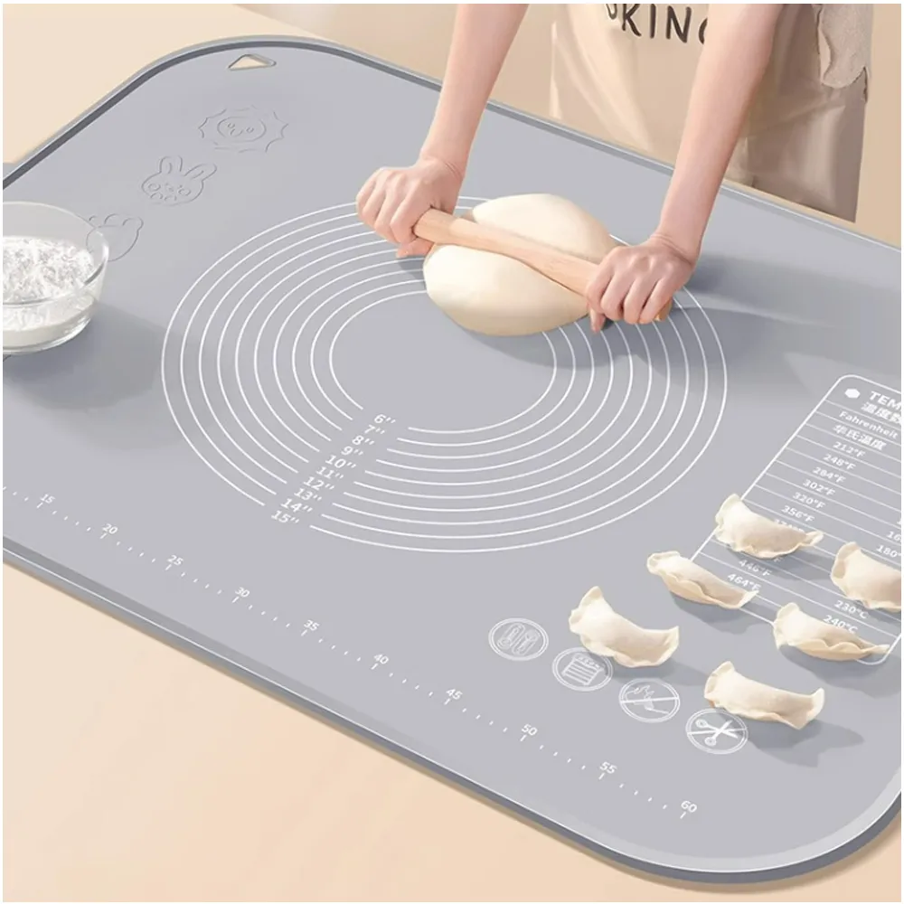 Klova】6mm加厚抗菌矽膠刻度揉麵墊不粘烘焙墊和麵墊料理墊(65*45cm) - momo購物網- 好評推薦-2026年1月