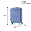 【AMERICAN TOURISTER 美國旅行者】25吋FRONTEC前開式可擴充抗菌PC防盜拉鍊避震煞車輪行李箱(多色可選)