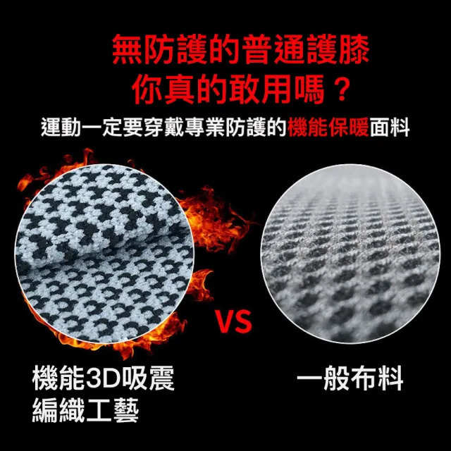 【XA】雙魚鱗彈簧支撐運動護膝HX045一雙入(貼合/護膝/橡膠防撞效能/舒適/運動/健身/腿部/特降)