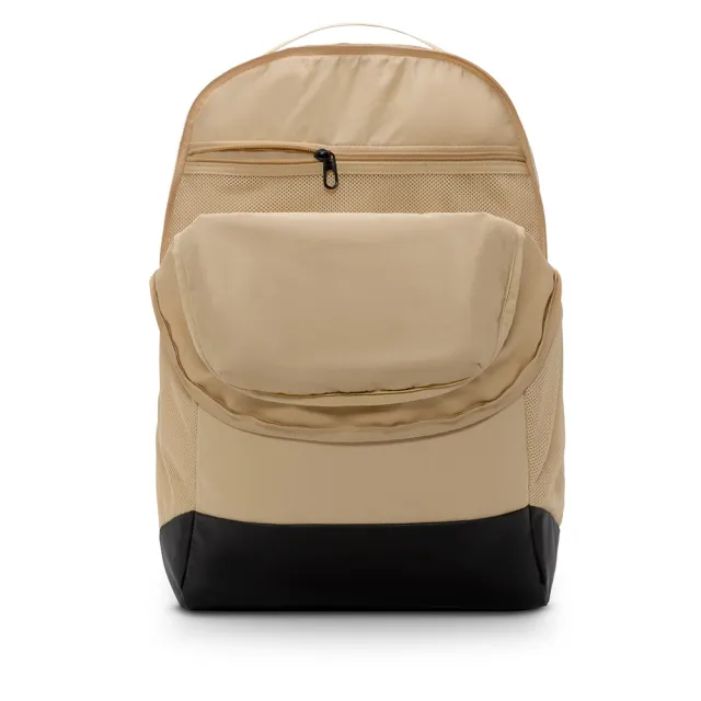 【NIKE 耐吉】後背包 運動包 書包 旅行包 登山包 NK BRSLA M BKPK - 9.5 24L 卡其 DH7709-252
