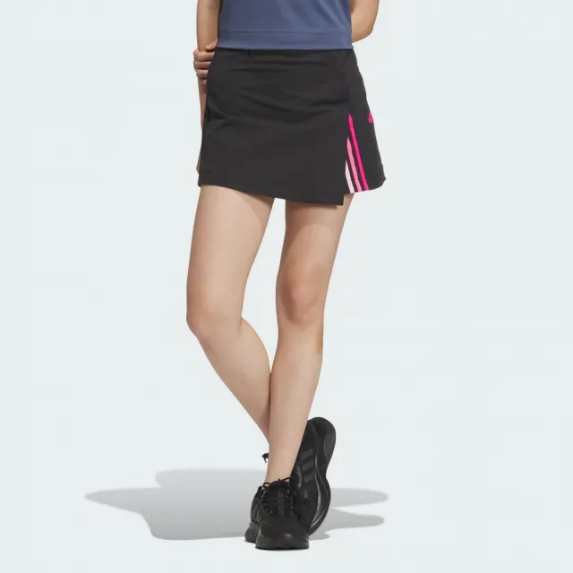 【adidas 愛迪達】短裙 女款 運動褲 SUMMER SKORT 黑 JJ1118