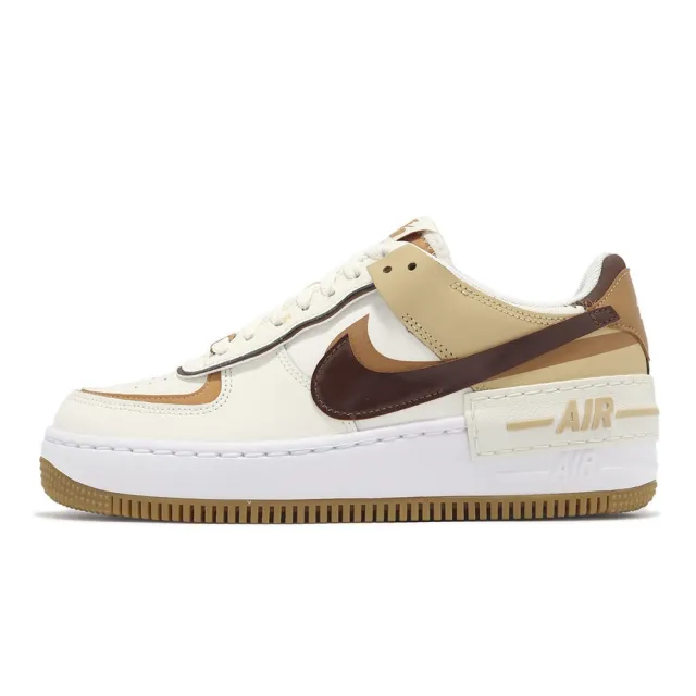 【NIKE 耐吉】W AF1 SHADOW 運動鞋 休閒鞋 女  低筒 皮革(DZ1847-106 ∞)