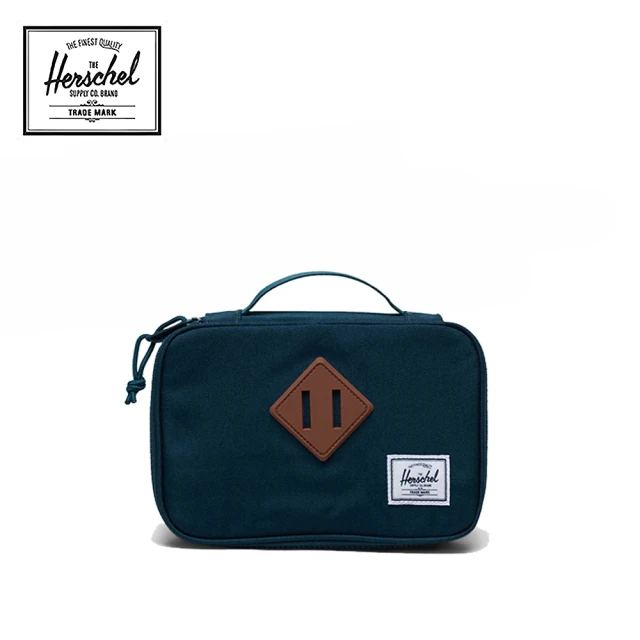 Herschel 官方直營 兒童手提包 筆袋 隨身小包 收納包 Heritage Pencil Case 藍(30069-05920-OS)