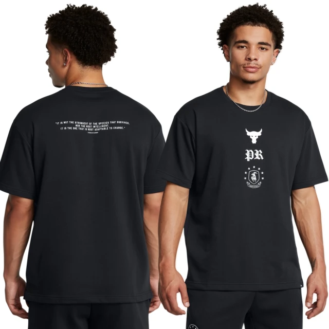 UNDER ARMOURUNDER ARMOUR UA 男 Pjt Rock Terry 短袖T-Shirt_1386880-001(黑色)