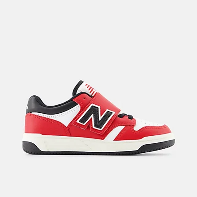 NEW BALANCE NB 480 童鞋 休閒鞋 復古鞋 運動鞋 親子鞋 板鞋 中大童 紅色(PHB480TT-W)