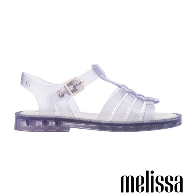 Melissa 羅馬編織T字涼鞋(透明)