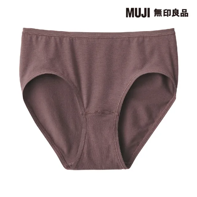 【MUJI 無印良品】女柔滑中腰內褲(共6色)