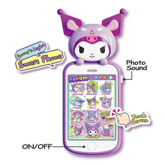 【SANRIO 三麗鷗】三麗鷗智慧手機 共2款可選(酷洛米 美樂蒂)