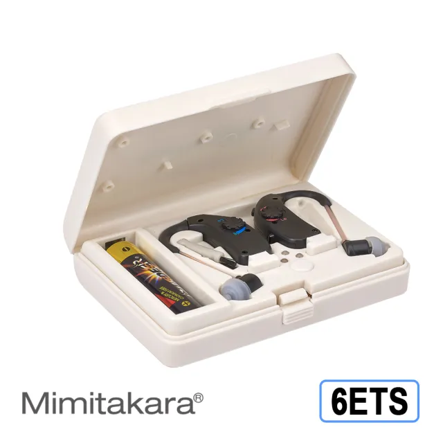 【Mimitakara耳寶】充電式助聽器 耳掛式 6ETS 雙耳