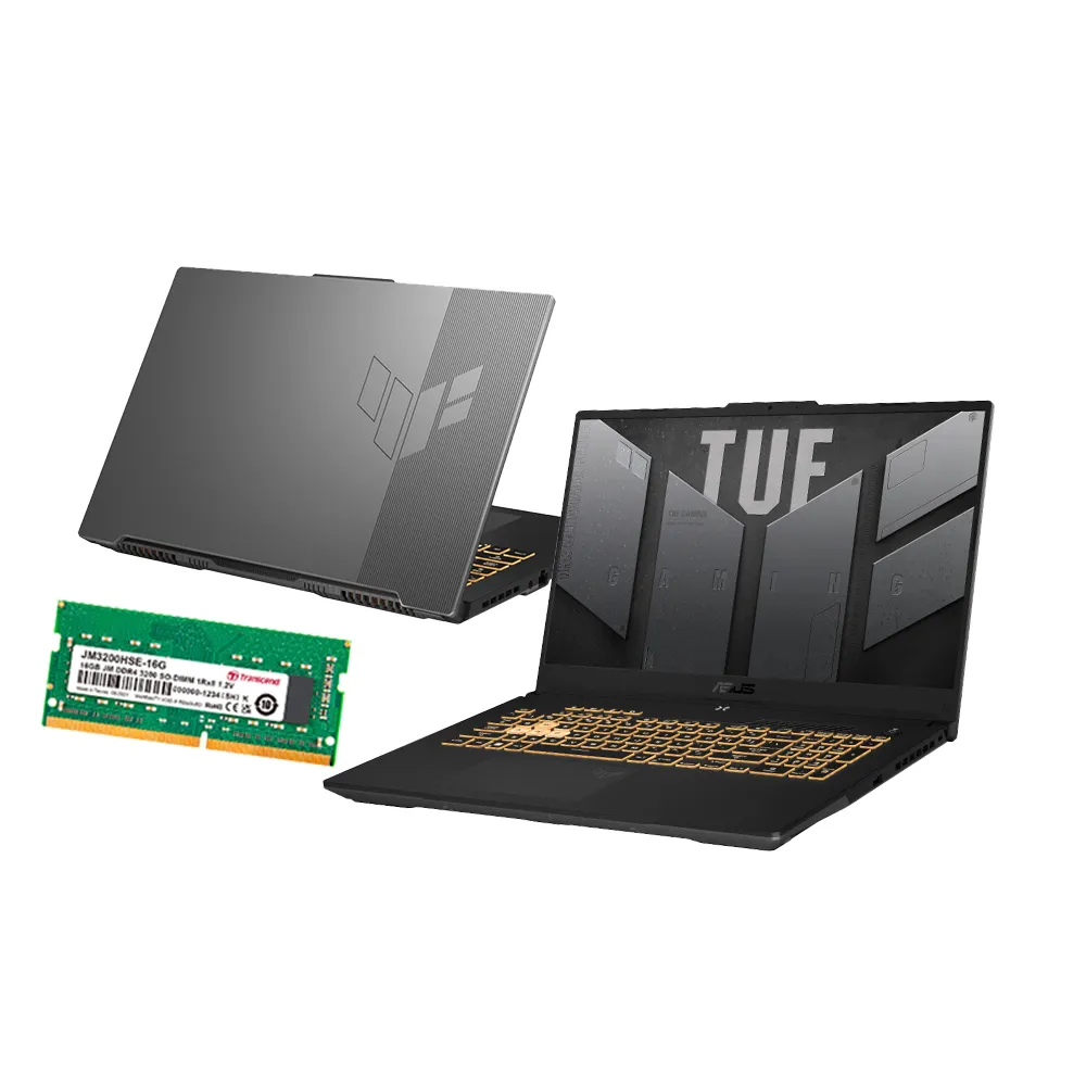 【ASUS】升級32G組★17.3吋i5滿血版RTX3050電競筆電(TUF Gaming FX707ZC4/i5-12500H/16G/512G/W11)