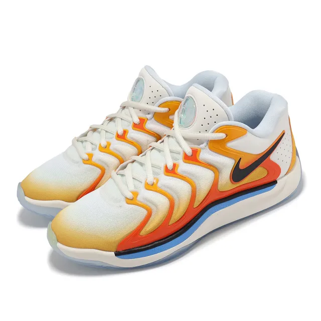 【NIKE 耐吉】籃球鞋 KD17 EP Sunrise 男鞋 橘 Durant 氣墊 緩震(FJ9488-700)