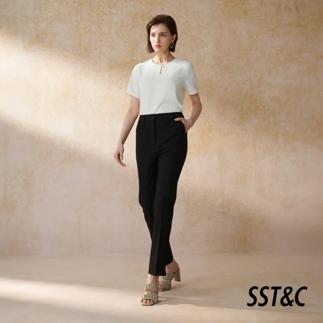 【SST&C】女裝 黑色合身版西裝褲7262405001(換季65折)