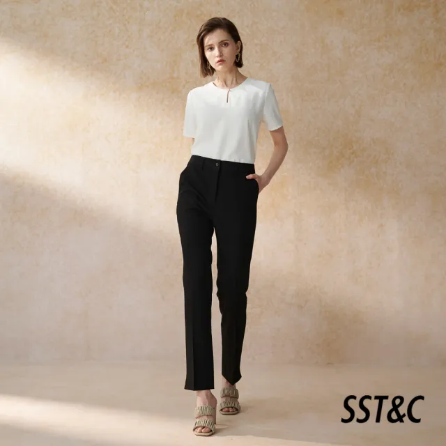 【SST&C】女裝 黑色合身版西裝褲7262405001(換季65折)