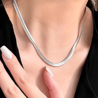 【KT DADA】包包 項鍊 純銀項鍊 粗項鍊 個性項鍊 女生項鍊 925 純銀項鍊 全純銀項鍊 韓國 