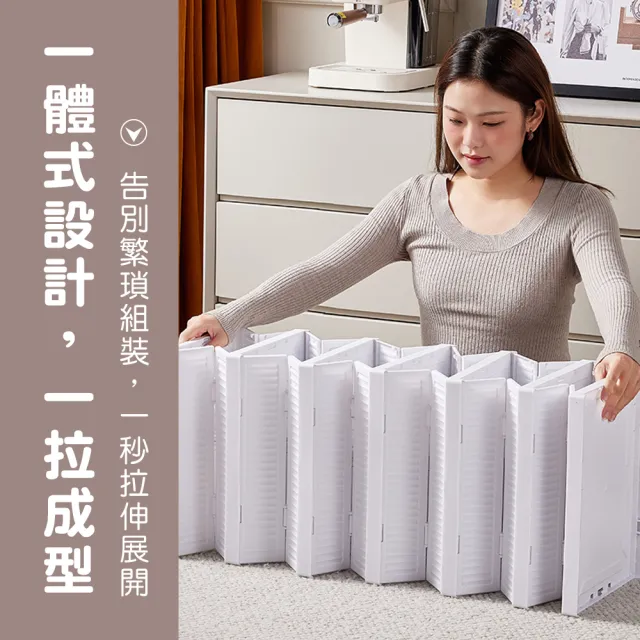 【mohe 木暉居家】6層免安裝折疊一體式加厚鞋盒-3組(可疊加 鞋架 鞋櫃 收納盒 收納櫃)