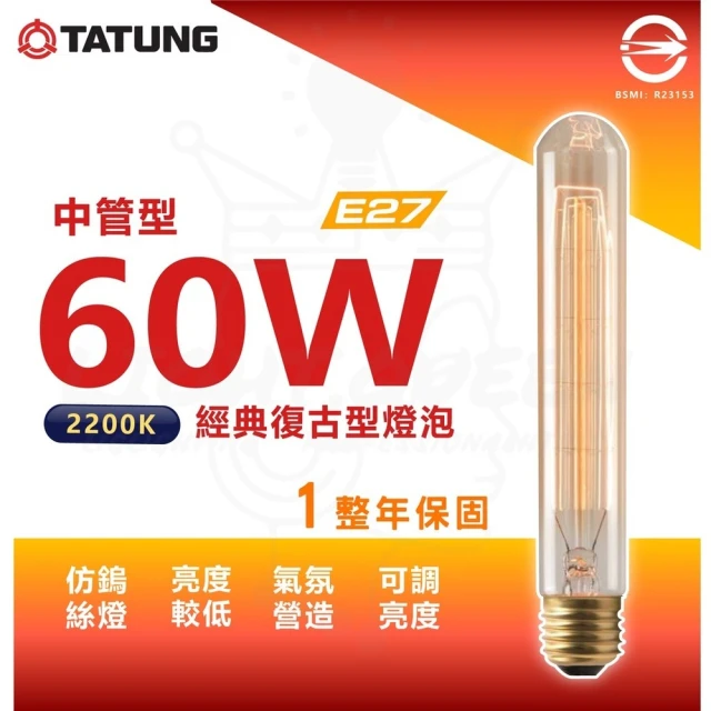 TATUNG 大同 單入 100W LED 鰭片式節能燈泡 