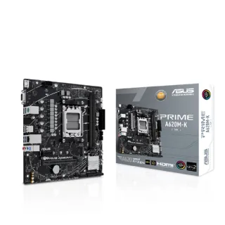 【ASUS 華碩】M+U組合★PRIME A620M-K-CSM主機板+AMD Ryzen R7-7700 CPU