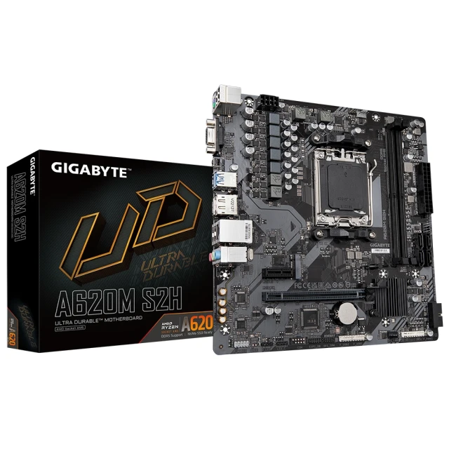 GIGABYTE 技嘉 M+U組合★A620M S2H 主機