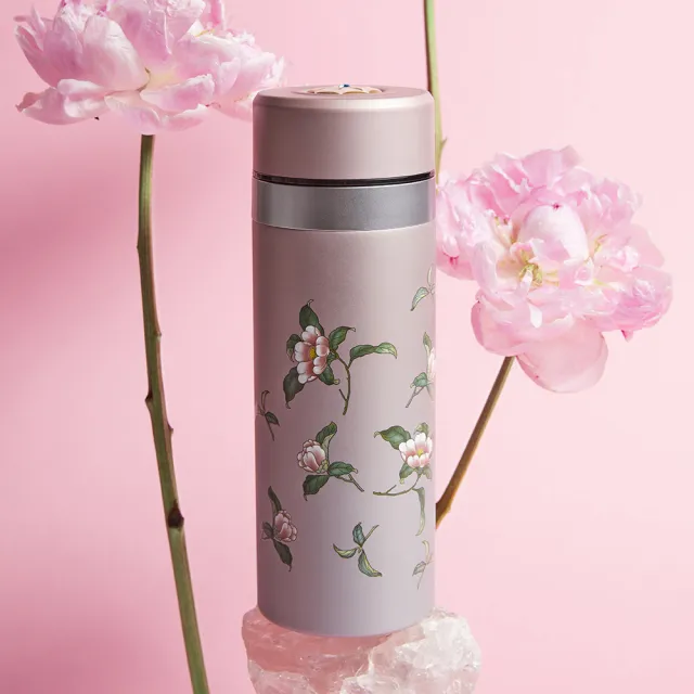 【乾唐軒】吉星花神保溫杯  330ml(鎏金/ 2色)