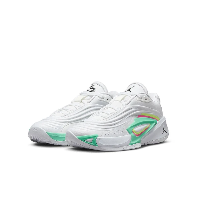 NIKE 耐吉 籃球鞋 女鞋 大童 運動鞋 包覆 緩震 AJ 喬丹 JORDAN LUKA 3 BG 白綠 HQ5058-107