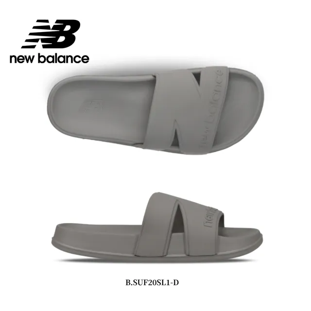 【NEW BALANCE】NB 涼拖鞋_中性_黑色/深灰色/白灰色_SUF20SA1-D_SUF20SL1-D_SUF20SQ1-D(拖鞋)