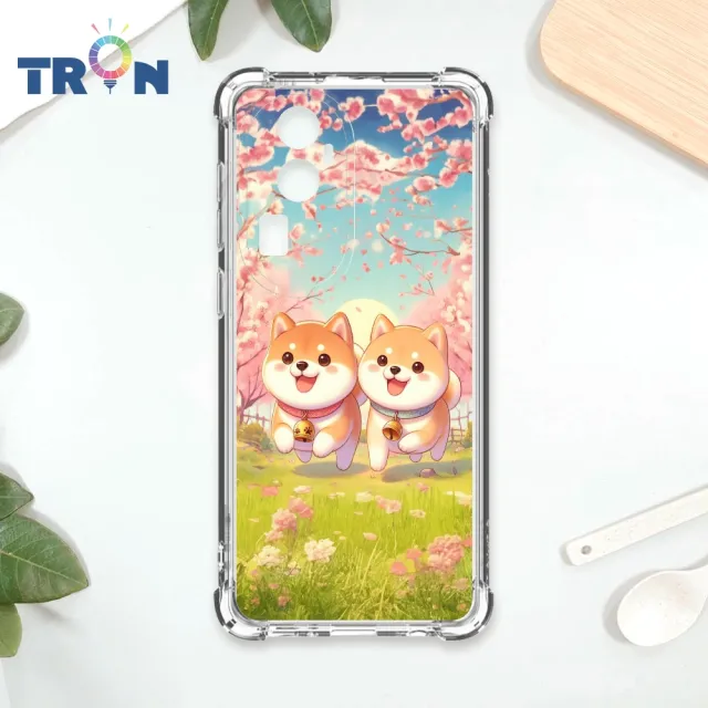 【TRON】OPPO RENO 10 PRO/10 PRO+ 櫻花柴犬系列 四角防摔殼 軟殼 手機殼