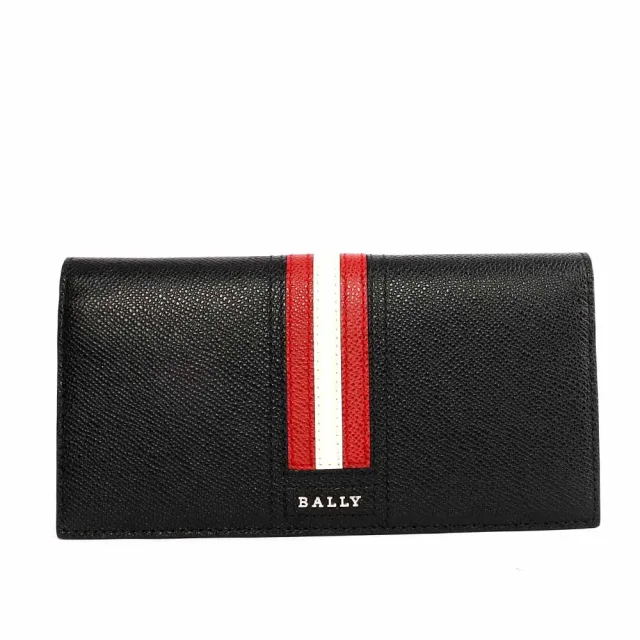 【BALLY】TALIRO防刮牛皮對開長夾(黑)