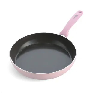【GreenPan】鑽石陶瓷塗層不沾平煎鍋 Torino 28cm(不含蓋/不挑爐具/不沾鍋/陶瓷/洗碗機適用)