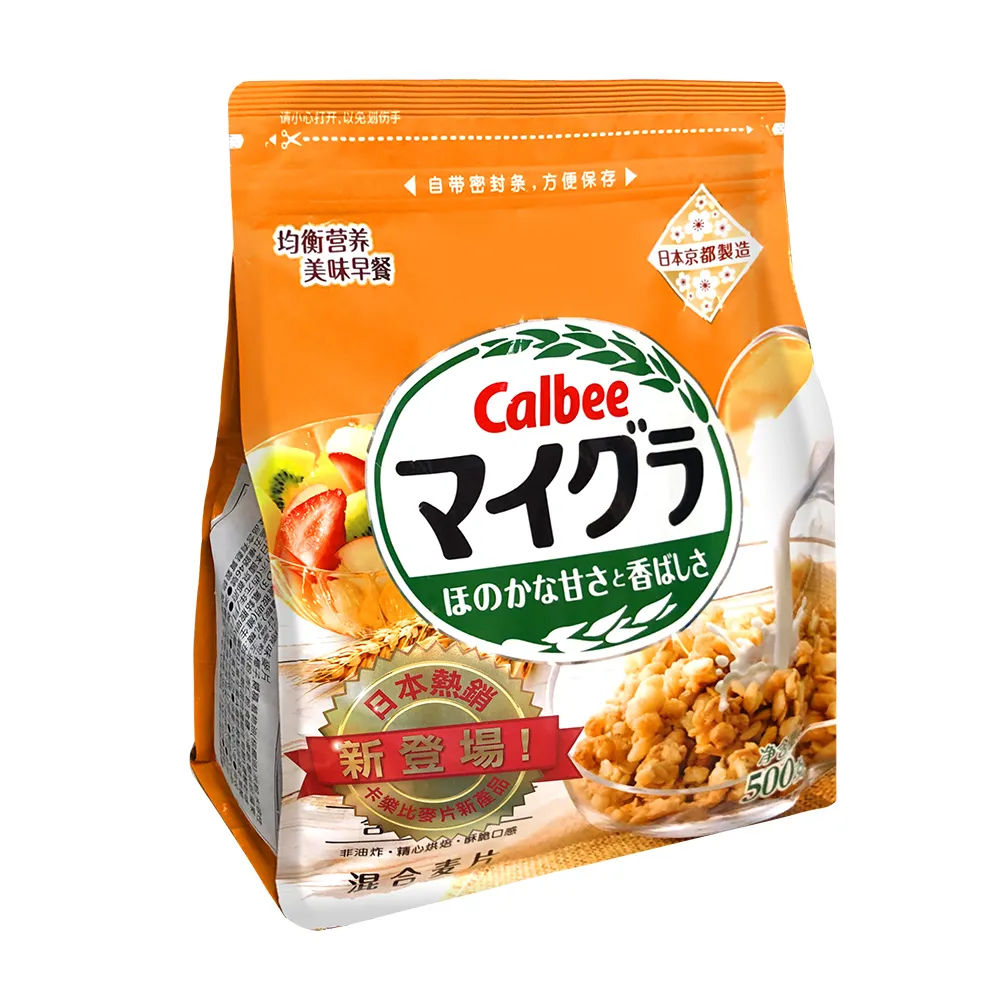 【Calbee 卡樂比】麥果樂原味麥片(500g)