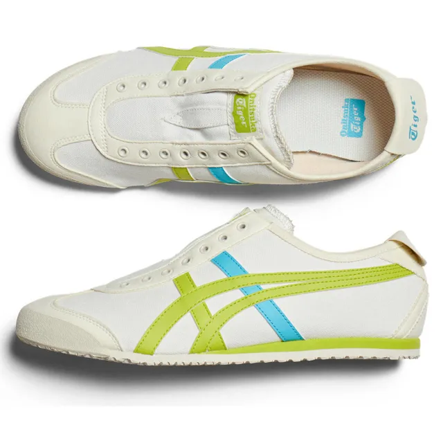 【Onitsuka Tiger】Onitsuka Tiger鬼塚虎-米底藍綠虎爪紋 MEXICO 66 SLIP-ON(1183A360-124)