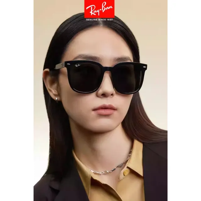 【RayBan 雷朋】膠框太陽眼鏡(RB4401D-601/87、601/85、601/74 57mm)