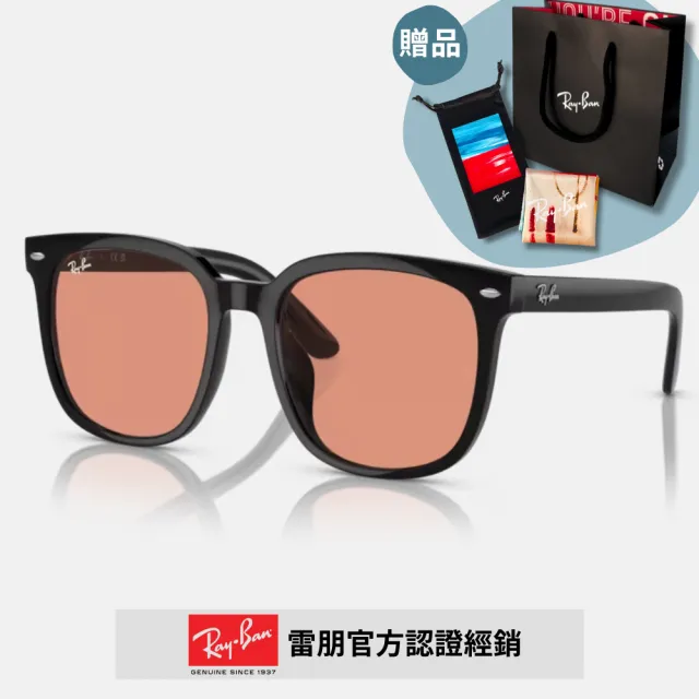 【RayBan 雷朋】膠框太陽眼鏡(RB4401D-601/87、601/85、601/74 57mm)