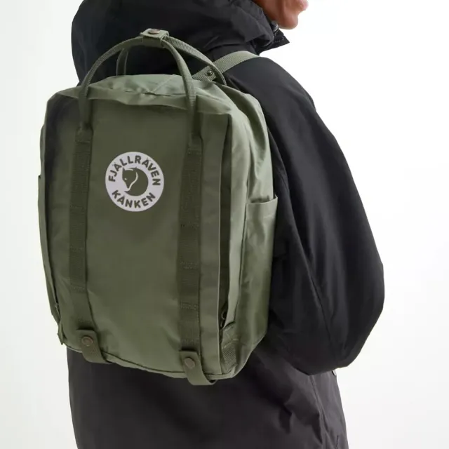 【Fjallraven】北極狐 Tree Kanken 綠色 高階款 環保 仿舊 小狐狸 瑞典 空肯包 放水壺 後 