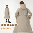 【不怕濕】時尚韓系加大加寬反光連身雨衣(機車雨衣 成人 一件式雨衣 通勤 露營 爬山  外送員 防水外套)