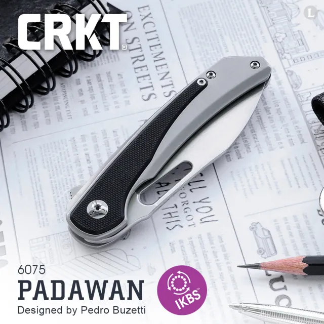 【CRKT】PADAWAN 折刀／黑色(#6075)