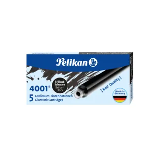 【Pelikan】4001鋼筆卡水2色可選-5入(鋼筆卡水 卡式墨水 鋼筆墨水 墨水)