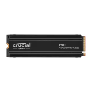 【Crucial 美光】T700 4TB 含散熱 M.2 2280 PCIe 5.0 ssd固態硬碟 讀 12400M 寫 11800M(CT4000T700SSD5)