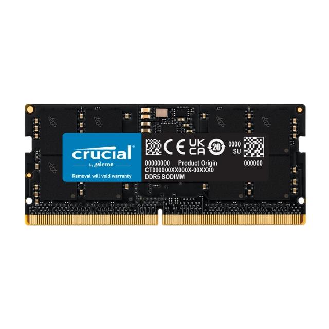 【Crucial 美光】DDR5 5600 16GB 筆電記憶體 ( CT16G56C46S5 )