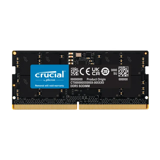 【Crucial 美光】DDR5 5600 16GB 筆電記憶體 (CT16G56C46S5)