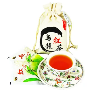 【龍源茶品】蜜香紅茶葉茶包3gx12包x1袋(文創棉袋;紅心烏龍紅茶)